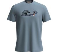 Icebreaker Men Merino 150 Tech Lite Short Sleeve Tee Canoe Companions flint blue (0L2) M
