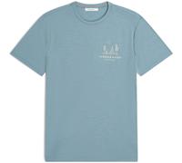Icebreaker Men Merino 150 Tech Lite Short Sleeve Tee Peaceful Pass flint blue (0L2) L
