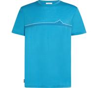 Icebreaker Merino 150 Tech Lite Range Stripes Kurzarm-t-shirt S Arctic