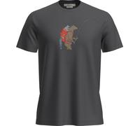 Icebreaker Men Merino 150 Tech Lite SS Tee Bear Catch obsidian - Größe M