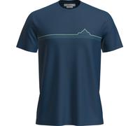 Icebreaker Men Merino 150 Tech Lite SS Tee Range Stripes atlantis - Größe S