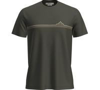 Icebreaker Men Merino 150 Tech Lite SS Tee Range Stripes dk loden - Größe S