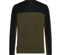 Icebreaker Men Merino Blend 125 Cool-lite Sphere Long Sleeve Tee Colour Block dk loden/black/cb (0L5) XXL