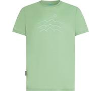 Icebreaker Men Merino Blend 125 Cool-lite Sphere Short Sleeve Tee Across The Peaks seaglass (0GZ) XXL
