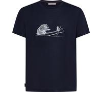 Icebreaker Herren Core Canoe Companions T-Shirt (Größe M, schwarz)