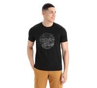 ICEBREAKER Men Tech Lite II SS Tee Pump Track BLACK L