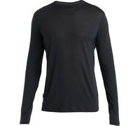 Icebreaker Herren Langarm-T-Shirt Merino Blend 125 Cool-lite Sphere Schwarz Größe S