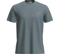 Icebreaker - Mens Merino 150 Tech Lite S/S Tee Single Line Camp Herren Merinoshirt - Icebreaker IB0A573X0A51-BLUE ASH-S - Gr. - S