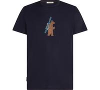 Icebreaker Men's Merino 150 Tech Lite Ss Tee Bear Tour Midnight Navy S