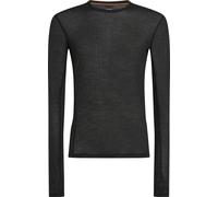 Icebreaker Men's Merino 75 Cool-Lite Featherlight Longleeve Crewe Black XL