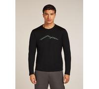Icebreaker - Mer. 150 Tech Lite LS Men Herren schwarz schwarz - Gr. - XL