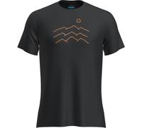 Icebreaker Merino 125 Cool-Lite Sphere Shortsleeve The Peaks T-Shirt Herren black Größe XL Farbgruppe schwarz schwarz Herren 60% Lyocell, 40% Wolle | Enthält nichttextile Teile tierischen Ursprungs