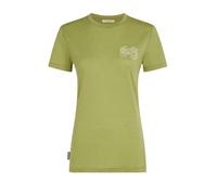ICEBREAKER Merino 150 Tech Lite Adventure Ride – Kurzarm T-Shirt für Damen OLIVE S