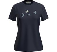 Icebreaker Merino 150 Tech Lite Bird Transit Kurzarm-t-shirt S Midnight Navy