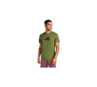 icebreaker merino 150 tech lite cosy camper technisches t shirt grun S