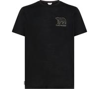 Icebreaker Merino 150 Tech Lite Forest Footsteps Herren T-Shirts schwarz Größe XXL Trekking Hautfreundlich Merinowolle