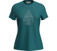 Icebreaker Merino 150 Tech Lite Hike Path Kurzarm-t-shirt L Tidal Teal