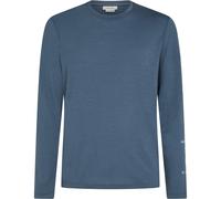 Icebreaker Merino 150 Tech Lite IB Vertical Herren Longsleeves blau Größe M Trekking Hautfreundlich Merinowolle