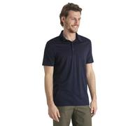 Icebreaker Tech Lite III Polo Herren T-Shirts blau Größe L Trekking Merinowolle