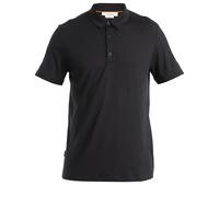 Icebreaker - Merino 150 Tech Lite III S/S Polo - Merinoshirt, Gr. L, schwarz (Black)