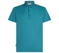 Icebreaker - Merino 150 Tech Lite III S/S Polo - Merinoshirt, Gr. M, türkis (Topaz)