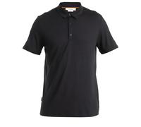 Icebreaker - Merino 150 Tech Lite III S/S Polo - Merinoshirt, Gr. XS, schwarz (Black)