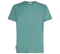 Icebreaker - Merino 150 Tech Lite S/S Tee IB Wordmark - Merinoshirt, Gr. S, türkis (Hydro)