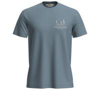 Icebreaker Merino 150 Tech Lite Peaceful Pass Kurzarm-t-shirt L Flint Blue