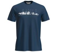 Icebreaker Merino 150 Tech Lite The Peaks Kurzarm-t-shirt 2XL Atlantis