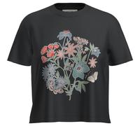 Icebreaker Merino 150 Tech Lite Crop Nz Flora Kurzarm-t-shirt S Black