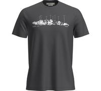 Icebreaker Merino 150 Tech Lite Shortsleeve Tee Massif T-Shirt Herren obsidian Größe XL Farbgruppe grau grau Herren 100% Wolle