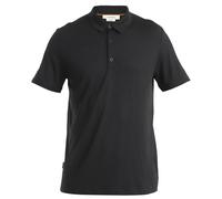 Icebreaker Herren Merino 150 Tech Lite III Polohemd schwarz 2XL