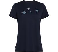 Icebreaker Merino 150 Tech Lite Bird Transit Kurzarm-t-shirt S Midnight Navy