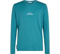 ICEBREAKER Merino 150 Techlite Ls Tee Road To Cook - Herren - Blau - Größe XL- Modell 2026