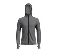 Icebreaker - Merino 200 Realfleece Descender L/S Zip Hoodie - Fleecepullover, Gr. XXL, grau (JetHeather/Black/CB)