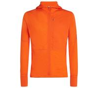Icebreaker - Merino 200 Realfleece Descender L/S Zip Hoodie - Fleecepullover, Gr. M, orange (Blaze)