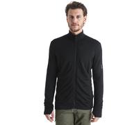 Icebreaker - Fleecejacke aus Merinowolle - M Merino 260 Quantum IV LS Zip Black für Herren aus Wolle - Größe L - schwarz schwarz L