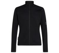 Icebreaker - Merino 300 Realfleece Descend L/S Zip - Merinopullover, Gr. XL, schwarz (Black)