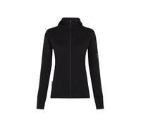 ICEBREAKER Merino Blend 300 Realfleece Descender Ls Zip Hoodie W - Damen - Schwarz - Größe S- Modell 2026