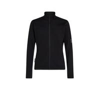 Icebreaker Merino 300 RealFleece Descender Zip Langarmshirt Black XL
