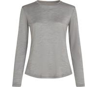 Icebreaker - Women's Merino 125 Cool-Lite Sphere III L/S Tee - Merinoshirt, Gr. S, grau (MetroHeather)
