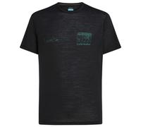 Icebreaker - Merino Blend 125 Cool-Lite Sphere S/S Tee Trail - Merinoshirt, Gr. S, schwarz (Black)