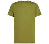 Icebreaker - Merino Blend 125 S/S Tee Colour Block - Merinoshirt, Gr. M, oliv (Sphagnum/DarkLoden/Cb)