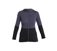 Icebreaker Merino 200 Realfleece Descender Full Zip Fleece Schwarz,Grau M Frau (Herstellerartikelnummer: 0A56YNA63M)