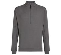 Icebreaker - Merino Blend 260 Waffle Knit Wander L/S 1/2 Zip - Merinoshirt, Gr. S, grau (Obsidian)