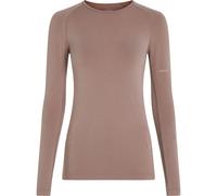 Icebreaker Merino Blend 260 Zoneknit Seamless Damen Longsleeves Merino beige Größe L Trekking Hautfreundlich Merinowolle | Lyocell (Tencel™)