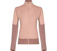 Icebreaker - Warmes, technisches Fleece - W Merino Blend 300 RealFleece Descender LS Zip Summit/Blush/Cb für Damen aus Wolle - Größe XS - Rosa Rosa XS