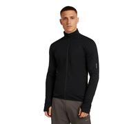 Icebreaker Merino Blend 300 RealFleece™ Descender Zip Herren Sweatshirt, schwarz L