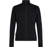 Icebreaker Merino Blend 300 Realfleece™ Descender Reißverschlusspullover S Black