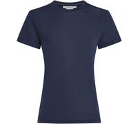 Icebreaker - T-Shirt aus Merinowolle - W Merino Core SS Tee Midnight Navy für Damen aus Wolle - Größe 38-40 - Navy blau Navy blau 38-40
